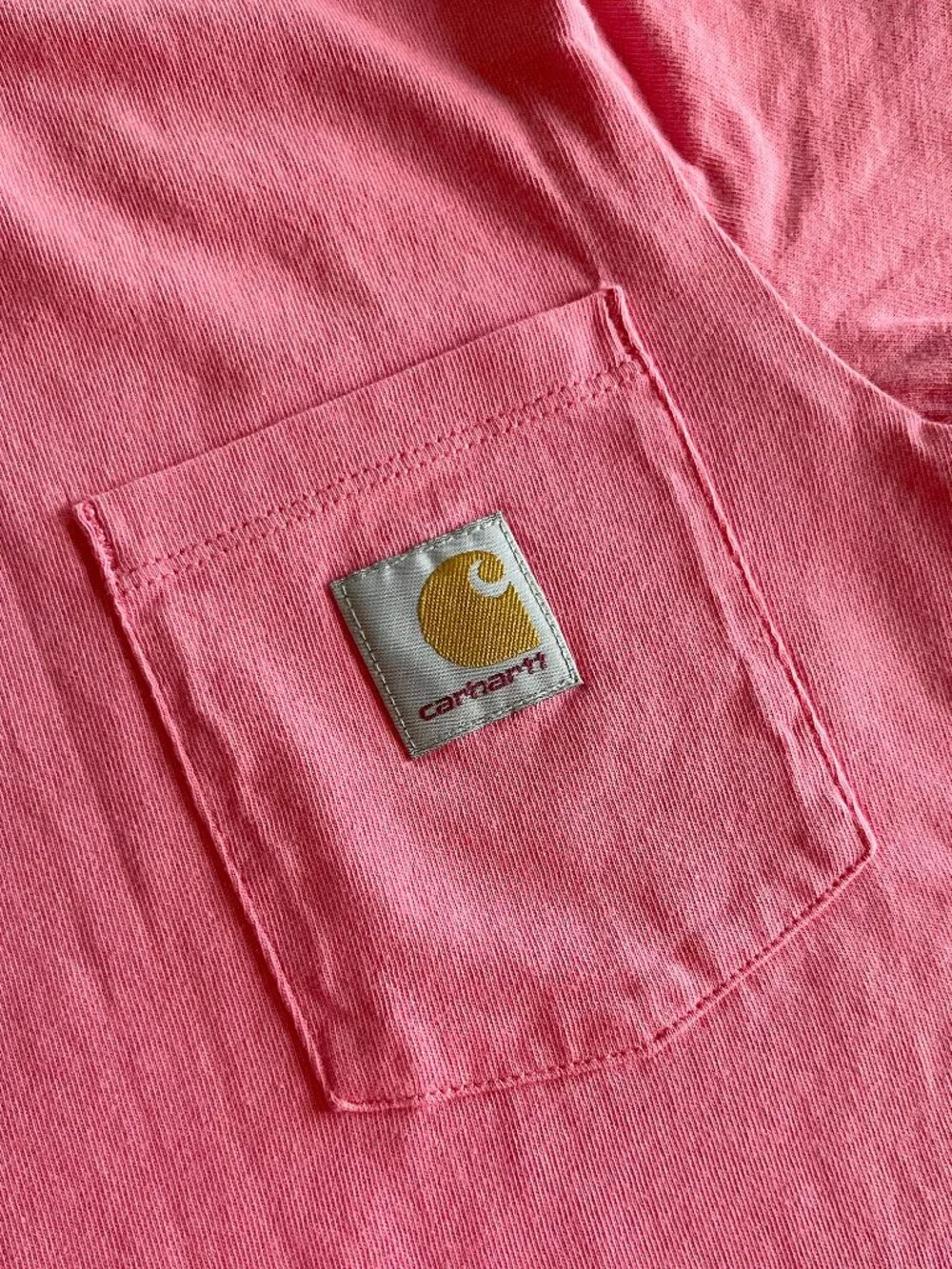 Carhartt pink pocket tee M 10-12 NWOT - Picture 2 of 6